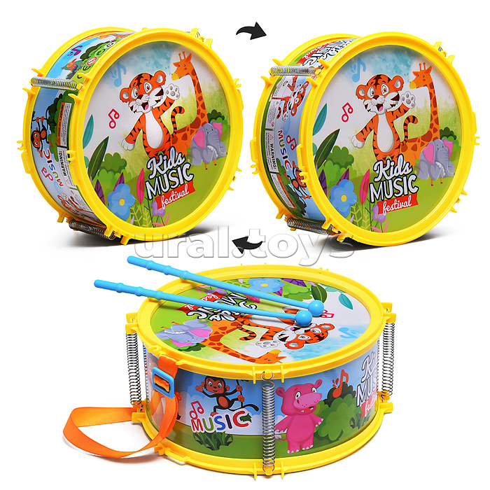 Барабан "Музыкальная вечеринка" в пакете