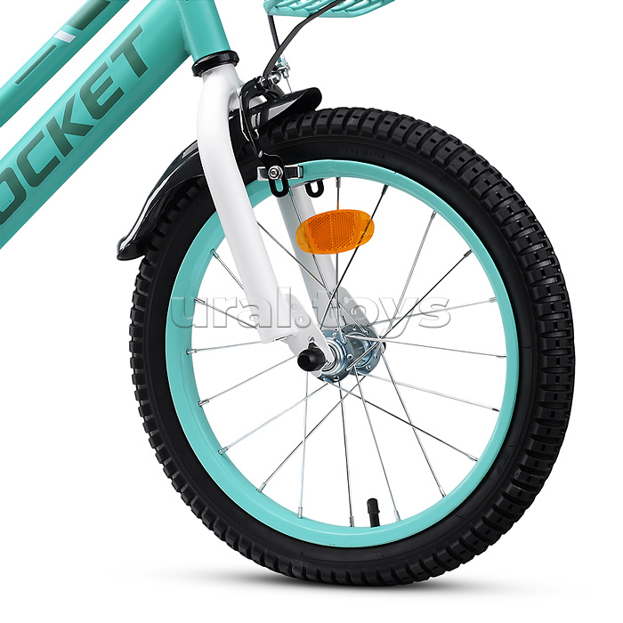 Велосипед 16" Rocket Basic, цвет бирюзовый