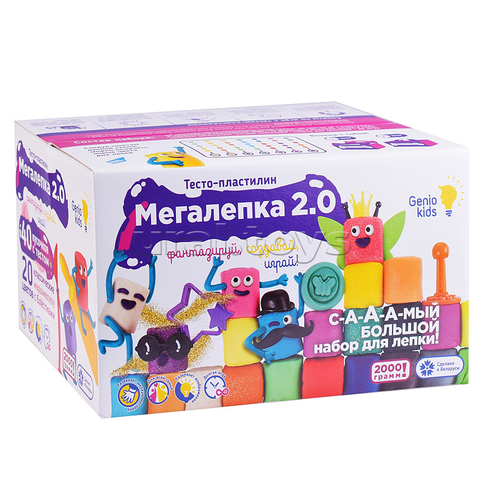 Набор для детской лепки "Мегалепка 2.0" Набор для детской лепки "Мегалепка 2.0"
