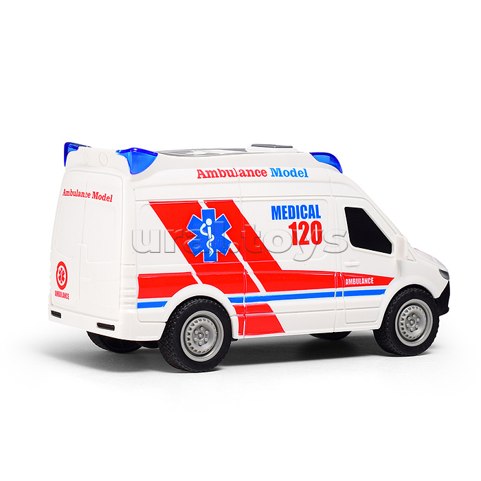 Машина "Городские службы" 1:20 (свет, звук) в коробке