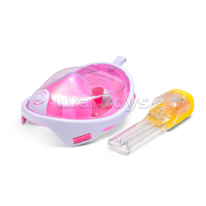 Маска для плавания и снорклинга с креплением для камеры