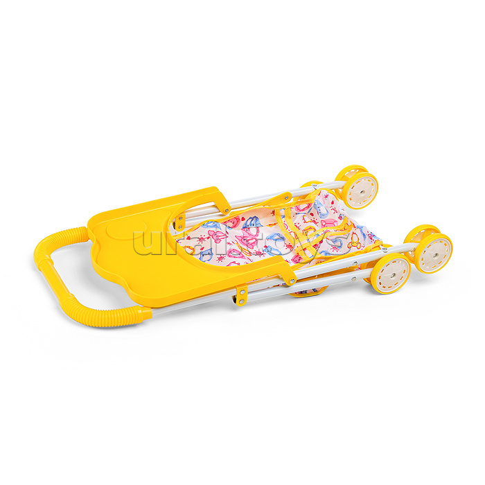 Коляска для кукол (металлическая, складная, прогулочная, цвет в ассортименте)