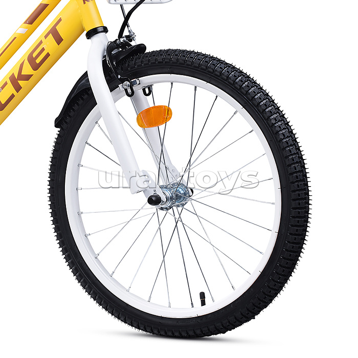 Велосипед 18" Rocket Basic, цвет желтый