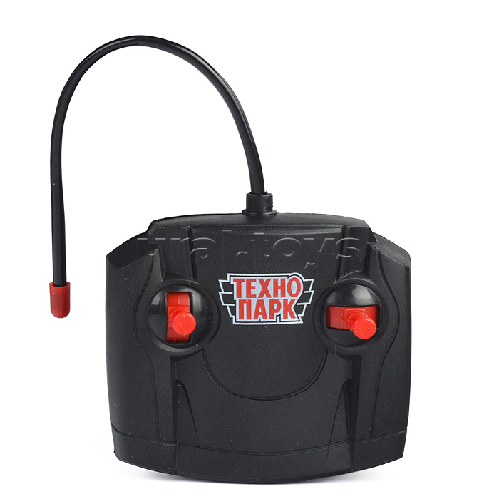 Машина Toyota Prado 19 см, р/у (свет, черная) в коробке