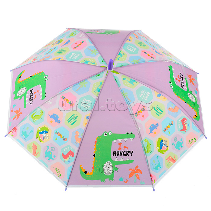 Зонт детский "Голодный динозаврик" (50см.)