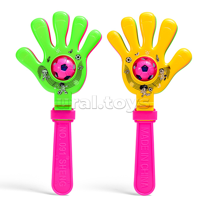 Игрушка Стучалка - хлопалка "Звонкая ладошка" в пакете