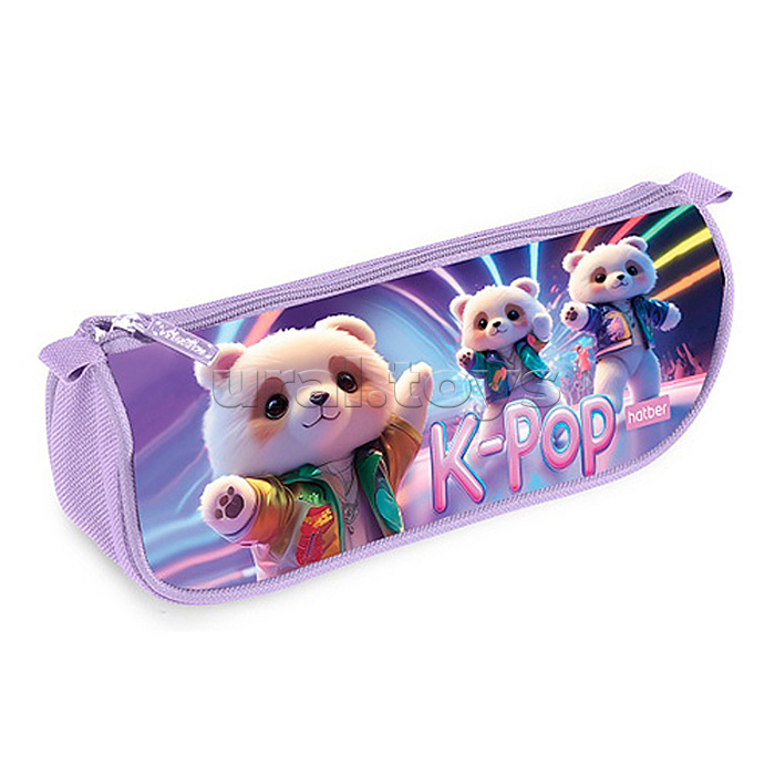 Пенал 200х95х50мм., на молнии мягкий "K-pop мишки" Пенал 200х95х50мм., на молнии мягкий "K-pop мишки"