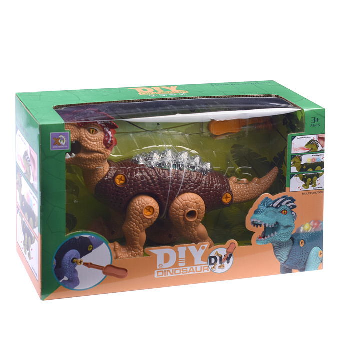 Конструктор "Дино" с отверткой, в коробке