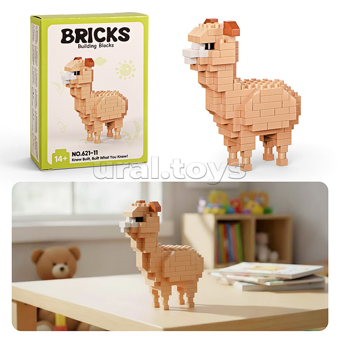 Конструктор "Альпака" 3D, в коробке