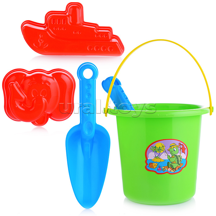 Комплект "Большой" совок+2 формочки