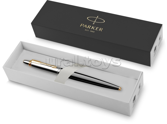 Ручка шариковая "Jotter Originals Recycled Black GT" синяя, 0,8мм, кноп., подарочная упаковка Ручка шариковая "Jotter Originals Recycled Black GT" синяя, 0,8мм, кноп., подарочная упаковка