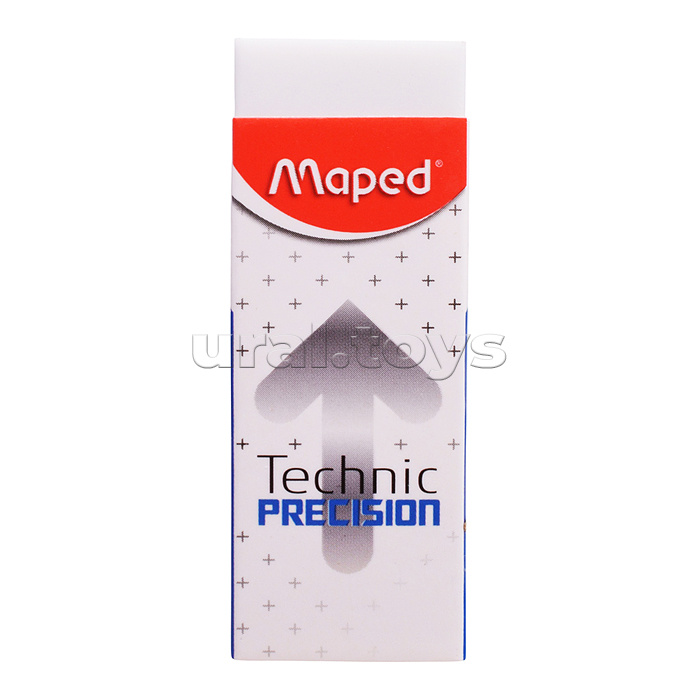 Ластик узкий для прицельного стирания, в картонном футляре, в дисплее "Technic precision"