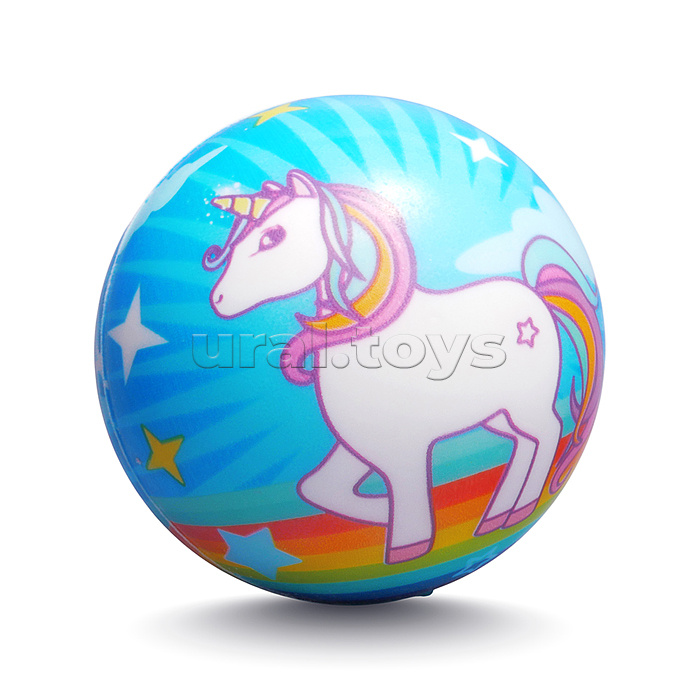 Мяч детский "Единорожка" PU (7см) в коробке