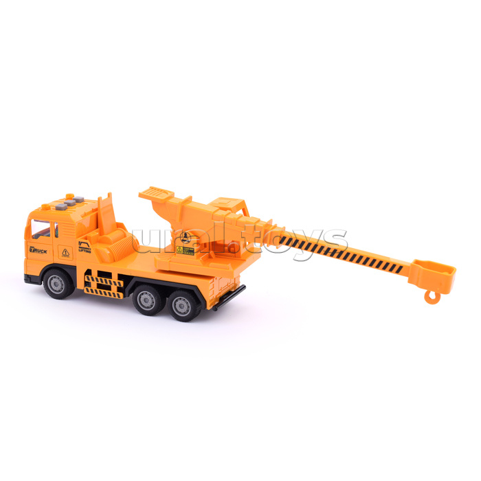 Машина "Автокран" (свет, звук) в коробке