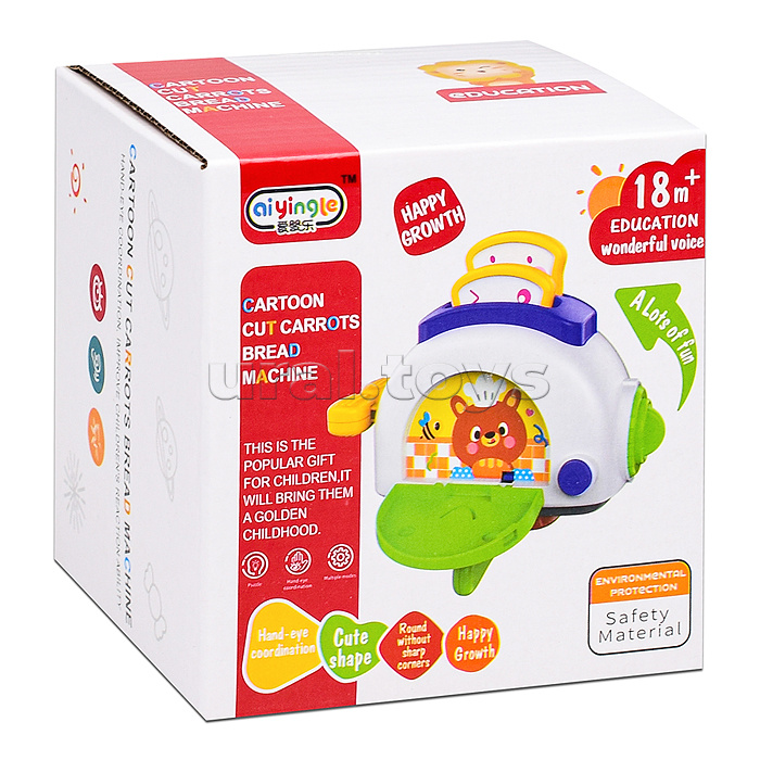 Игрушка развивающая "Музыкальный тостер" в коробке