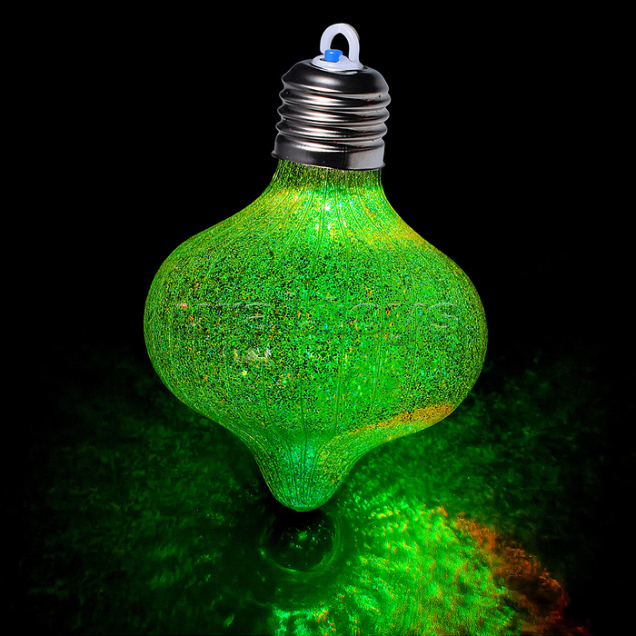 Набор новогодних украшений "Блестящий фонарик" (4шт х 10см)