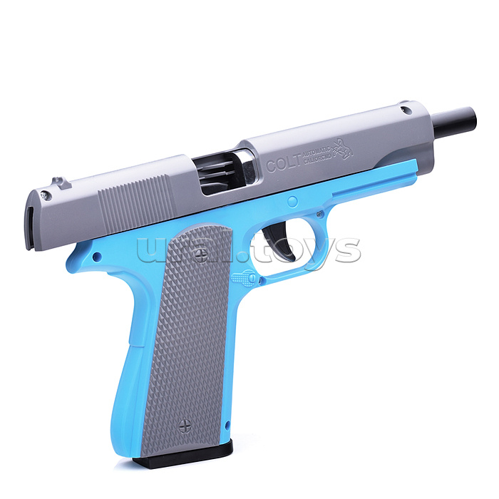 Пистолет "Кольт" с мягкими пулями. в коробке