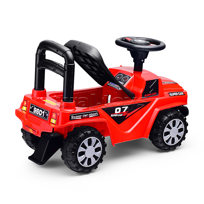 Каталка детская "Super car" (цвет красный)