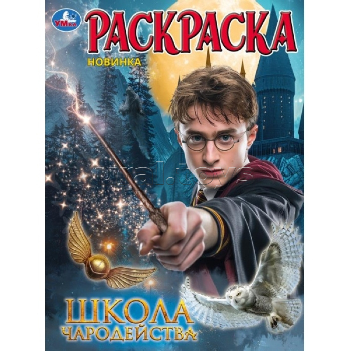 Раскраска "Школа волшебства"