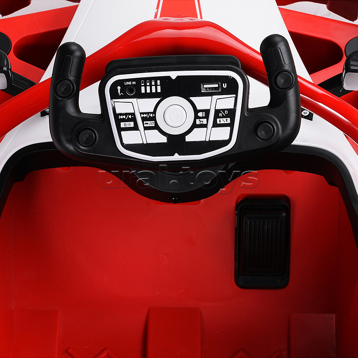 Электромобиль детский "Ралли" (цвет красный)