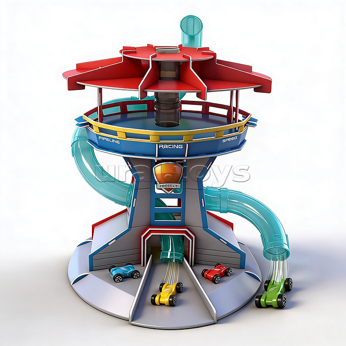 Трек  "Экстрим паркинг" ( 6 машин в наборе) в коробке