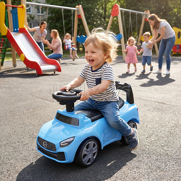 Каталка для детей Rocket R0271 (цвет голубой)