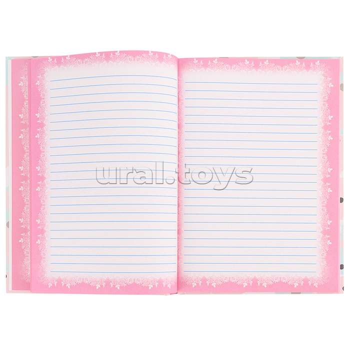 Записная книжка для девочек А5 80л. "Панды в небесах"