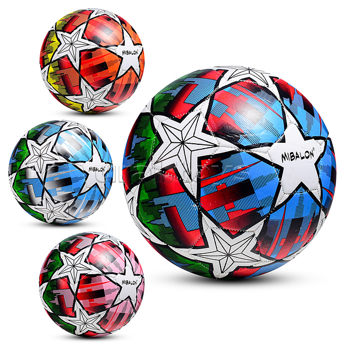 Мяч футбольный PU, размер 5, 260 г, в ассортименте