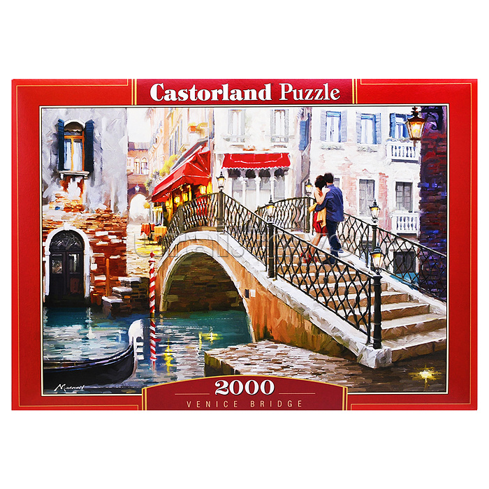 Пазлы 2000 "Мост, Венеция"