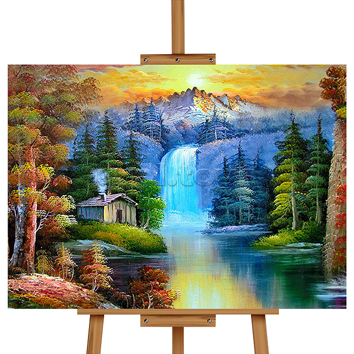 Набор для рисования "Картина по номерам 40х50 см. Красивый пейзаж"