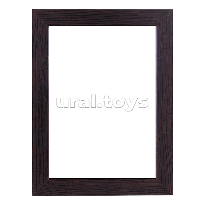 Рамка из МДФ 30x40 см, формат A3, профиль 30x9 мм, акриловое стекло, задняя панель - переплетный картон, с креплением для подвеса, венге, в термоусадочной пленке
