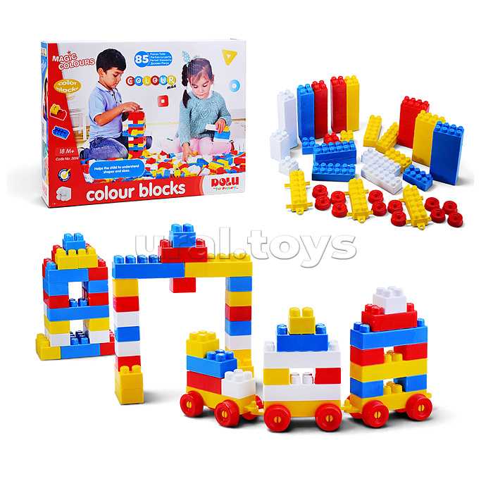 Конструктор "Color Blocks" 85 деталей