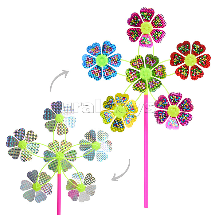 Ветерок "Смайлик-цветок"