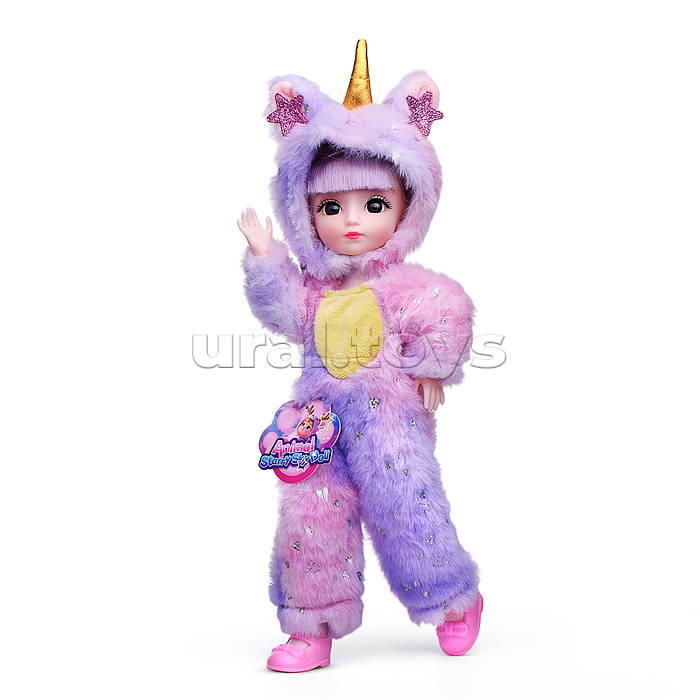 Кукла "Модница в косюме единорога" с аксессуарами,в коробке