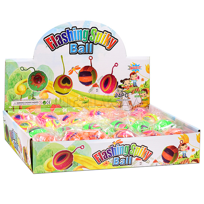 Игрушка-пищалка "Веселые кругляши 2" (6,5 см) в коробке