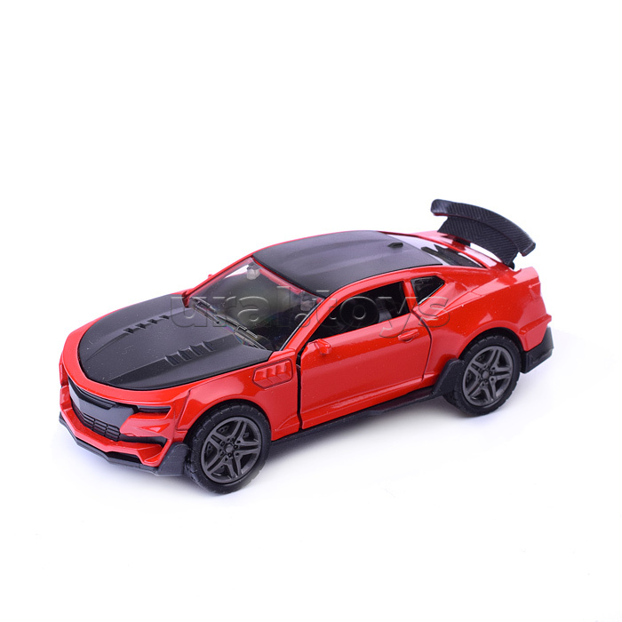 Красная инерционная машинка Купе die-cast,1:32, открывающиеся двери