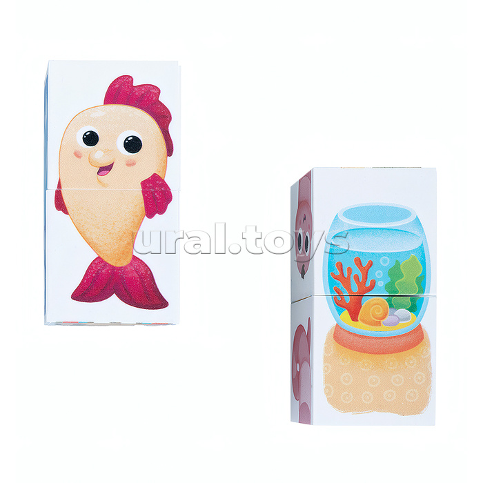 Кубики пластмассовые Умные кубики "Где мой домик?" 6 шт (18 картинок) Baby Toys Кубики пластмассовые Умные кубики "Где мой домик?" 6 шт (18 картинок) Baby Toys