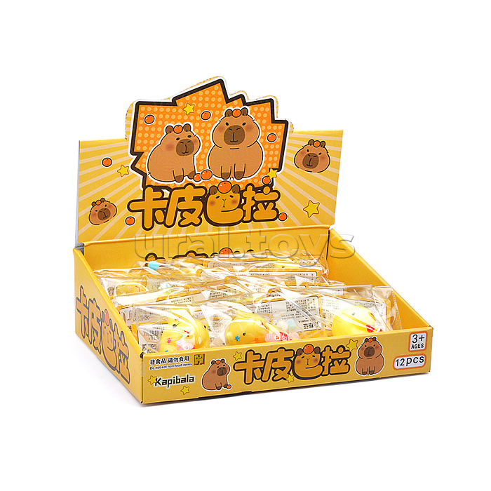 Игрушка -антистресс "Жёлтая капибара"