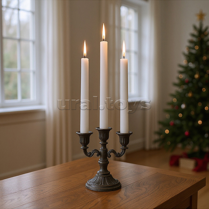 Набор свечей восковых (4шт х 1,22*20см)