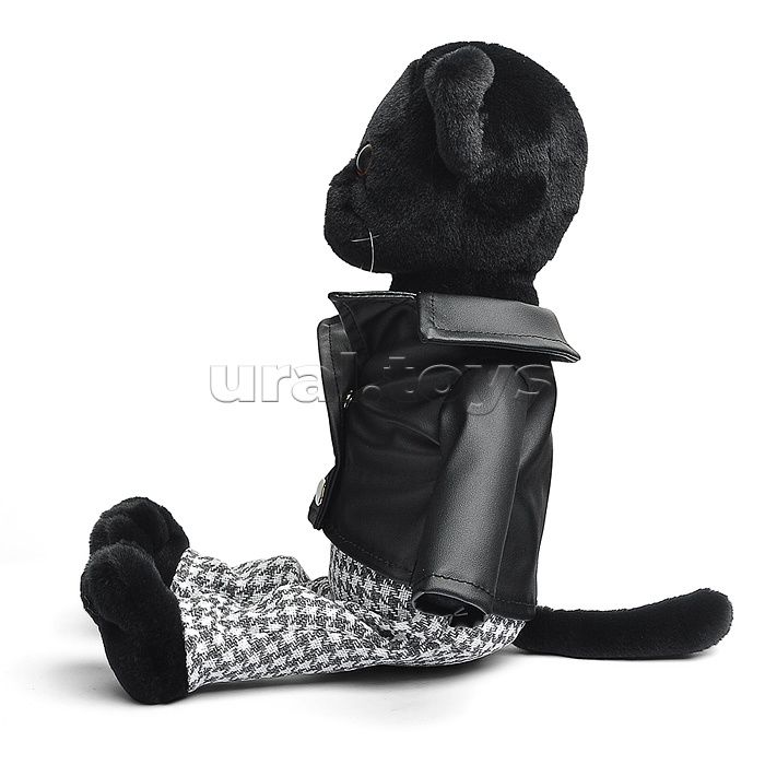 Кот Флеш в кожанке и штанах В27