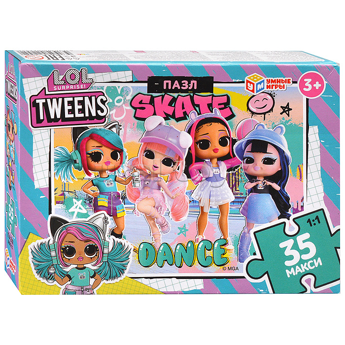 Макси-пазлы 35 "LOL Tweens. ЛОЛ" Макси-пазлы 35 "LOL Tweens. ЛОЛ"