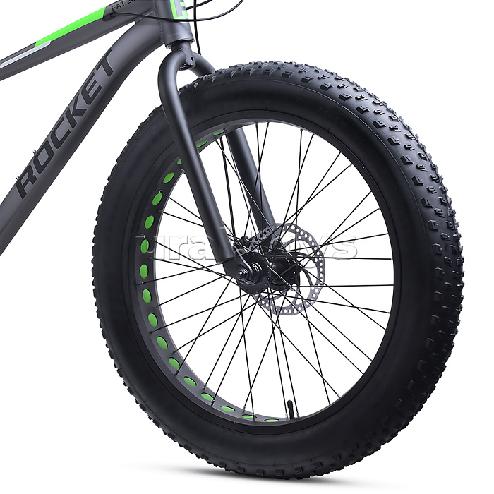Велосипед 24" Rocket Fat 24, цвет серый, размер 15"
