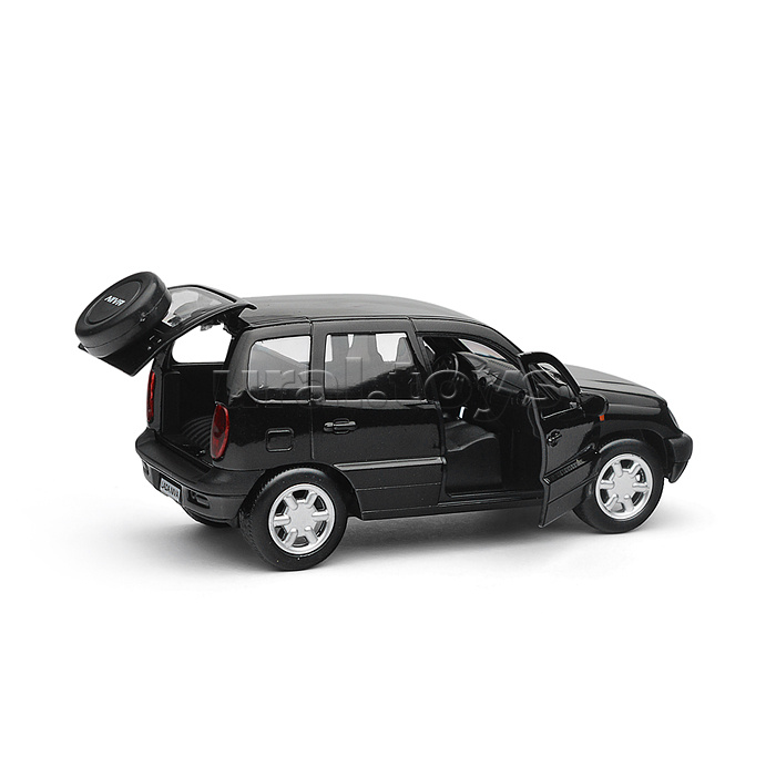 Машина металл LADA NIVA 12 см, (двери, багаж, черный) инерц., в коробке Машина металл LADA NIVA 12 см, (двери, багаж, черный) инерц., в коробке