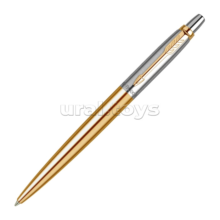 Ручка шариковая "Jotter Gold/Stainless Steel GT", синяя, 1,0мм, кноп., подарочная упаковка Ручка шариковая "Jotter Gold/Stainless Steel GT", синяя, 1,0мм, кноп., подарочная упаковка