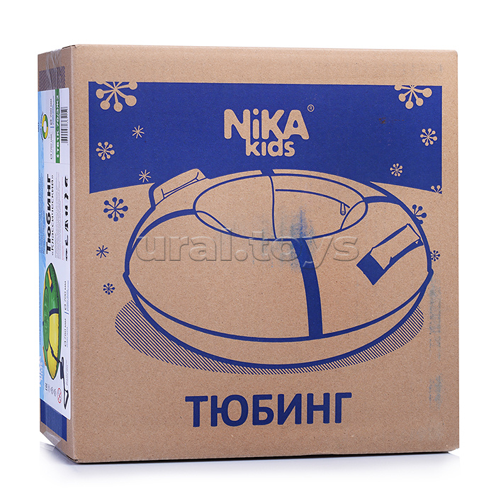 Игрушка. Тюбинг "Классик" 70см (зеленый-желтый)