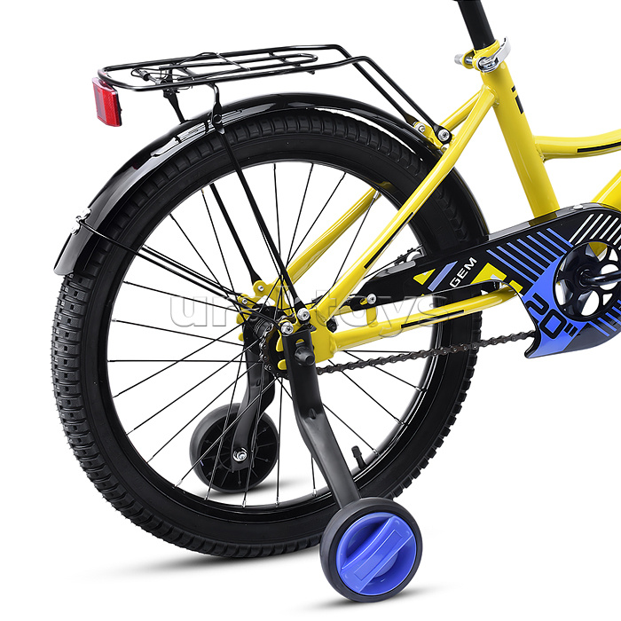 Велосипед 20" Rocket Gem, цвет желтый
