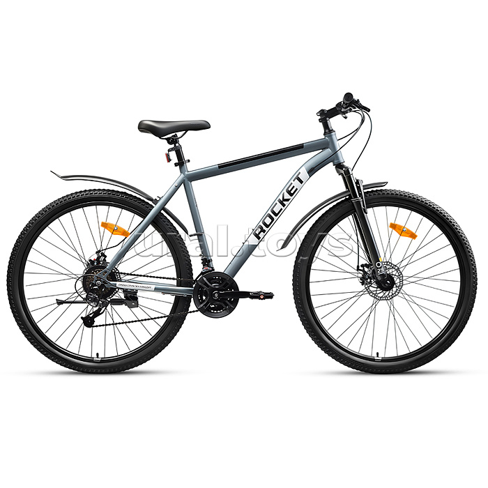 Велосипед 29" Rocket Crater 29, цвет серый/белый, размер 21"