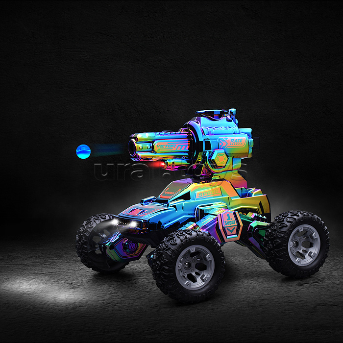 Машина "Fire shells-2" р/у, 27 MHz, в коробке