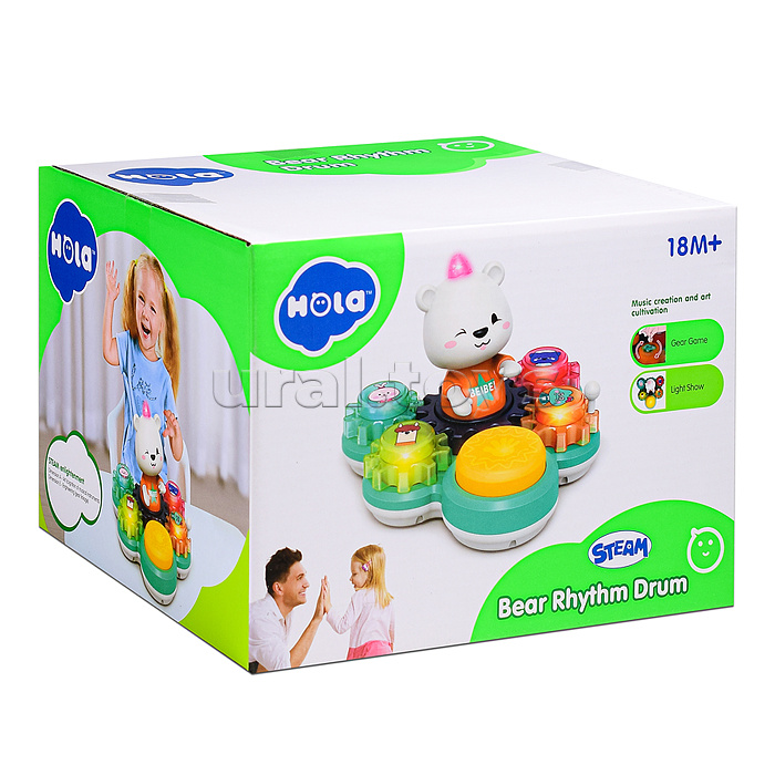 Развивающая игрушка "Медвежонок" на батарейках, в коробке