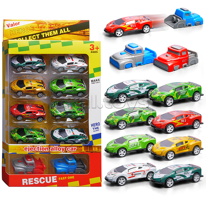 Набор машин "Дорога к приключениям" в коробке